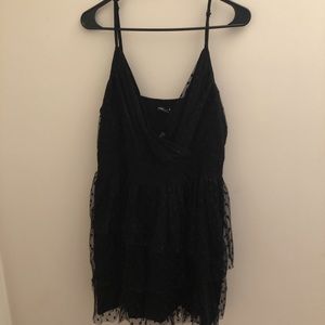 abercrombie & fitch black dress
